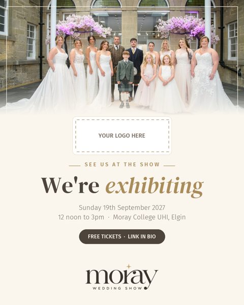 We're exhibiting portrait post with logo space