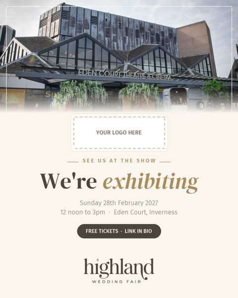 We're exhibiting portrait post with logo space